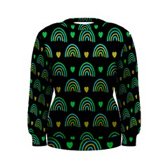 Dark Rainbow Pattern  Women s Sweatshirt