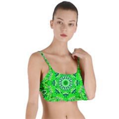 Mandala Flowers   Layered Top Bikini Top 