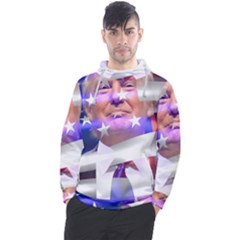 Donald Trump Flag Men s Pullover Hoodie by vintagetrump