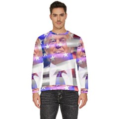 Donald Trump Flag Men s Fleece Sweatshirt by vintagetrump