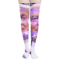 Donald Trump Flag Thigh High Stockings by vintagetrump