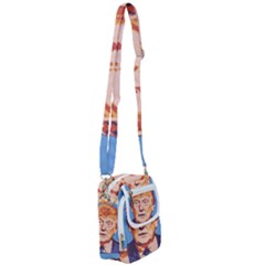 Orange Donald Trump Shoulder Strap Belt Bag by vintagetrump