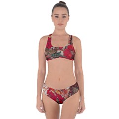 Floral Design 05 Criss Cross Bikini Set