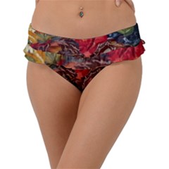 Floral Design 06 Frill Bikini Bottoms