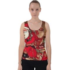 Christmas Art Velvet Tank Top by myclothy