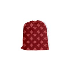 Illustrations Red Abstract Pattern Seamless Texture Drawstring Pouch (xs)