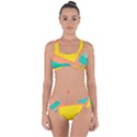 Geometric Design 02 Criss Cross Bikini Set View1