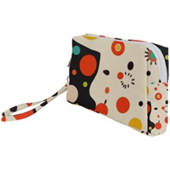 Geometric Design Wristlet Pouch Bag (small)