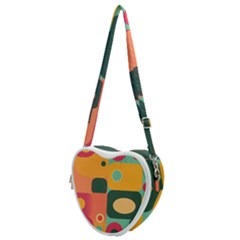 Geometric Design 08 Heart Shoulder Bag