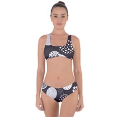 Geometric Design 09 Criss Cross Bikini Set