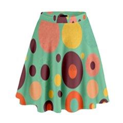 Geometric Design 11 High Waist Skirt