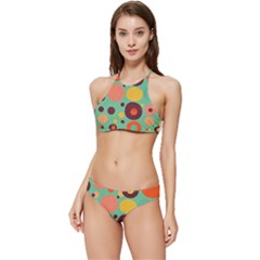 Geometric Design 11 Banded Triangle Bikini Set