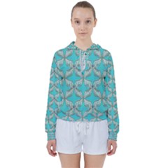 Geometric Design 13 Women s Tie Up Sweat by myclothy