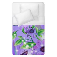 Purple Flower Nature Duvet Cover (single Size)