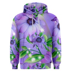 Purple Flower Nature Men s Overhead Hoodie