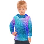 Rainbow Colors Colorful Pattern Kids  Hooded Pullover