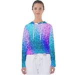 Rainbow Colors Colorful Pattern Women s Slouchy Sweat