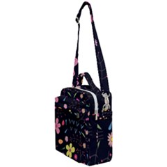 Foliage Pattern Beautiful Aesthetic Secret Garden Crossbody Day Bag by Paksenen