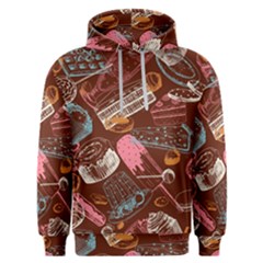 Sweet Food Seamless Pattern Men s Overhead Hoodie by Paksenen