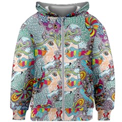 Supersonicangeldream Kids  Zipper Hoodie Without Drawstring