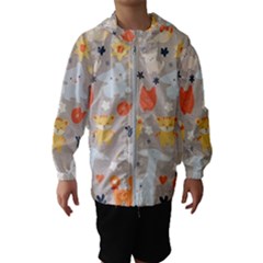 Pet Animal 02 Kids  Hooded Windbreaker