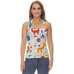 Pet Animal 03 Basic Halter Top by myclothy