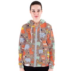 Pet Animal 05 Women s Zipper Hoodie