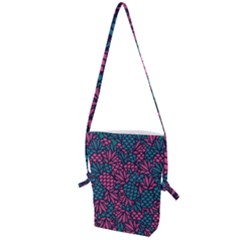 Summer Pineapples Folding Shoulder Bag by Paksenen