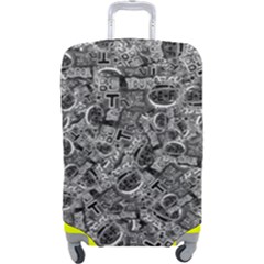 Be True Be Yourself Typographic Print Pattern Luggage Cover (large) by dflcprintsclothing