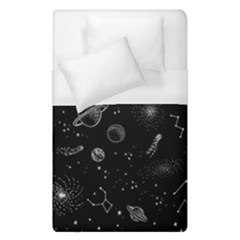 Cosmic Black Space Star Duvet Cover (single Size)