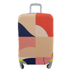 Minimalist Pattern With Simple Lines And Shapes, Creating A Clean And Modern Aesthe Luggage Cover (small)