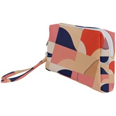 Minimalist Pattern With Simple Lines And Shapes, Creating A Clean And Modern Aesthe Wristlet Pouch Bag (small)