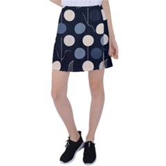 A Minimalist Pattern With Simple Lines And Shapes, Creating A Clean And Modern Aesthetic 03 Tennis Skirt by myclothy