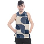 A Minimalist Pattern With Simple Lines And Shapes, Creating A Clean And Modern Aesthetic 04 Men s Sleeveless Hoodie