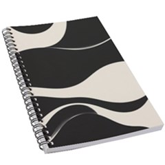 A Minimalist Pattern With Simple Lines And Shapes, Creating A Clean And Modern Aesthetic 06 5 5  X 8 5  Notebook by myclothy