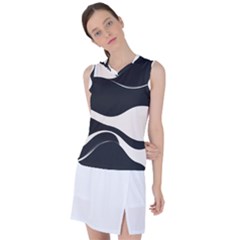 A Minimalist Pattern With Simple Lines And Shapes, Creating A Clean And Modern Aesthetic 06 Women s Sleeveless Sports Top