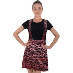 River Roots Velvet Suspender Skater Skirt