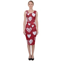 Valentine Sleeveless Pencil Dress