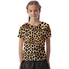 Leopard Kids  Frill Chiffon Blouse by pollyparadiseartshop