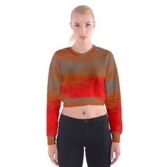 Crimson Skys Cropped Sweatshirt