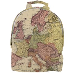 Retro Old Vintage Map Of Europe Mini Full Print Backpack