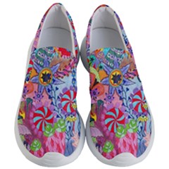 Cabbage Flower Abstract Women s Lightweight Slip Ons by okhismakingart