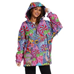 Cabbage Flower Abstract Women s Ski And Snowboard Waterproof Breathable Jacket by okhismakingart