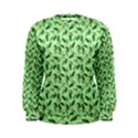 Leaves Pattern Texture Seamless Women s Sweatshirt View1