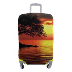 Sunset Nature Sea Dusk Landscape Luggage Cover (small)