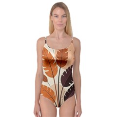 Leaves Boho Monster Nature Camisole Leotard 