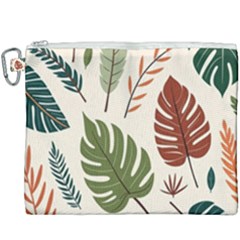 Leaves Autumn Canvas Cosmetic Bag (xxxl) by Salmanaz77