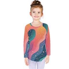 Art Abstract Pattern Kids  Long Sleeve T-shirt