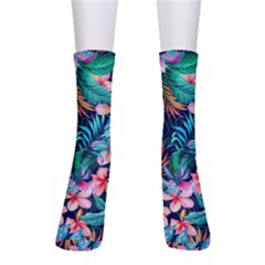 Hawaiian Flowers Hawaii Crew Socks