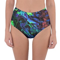 Sci-fi Scenester Reversible High-waist Bikini Bottoms by MRNStudios